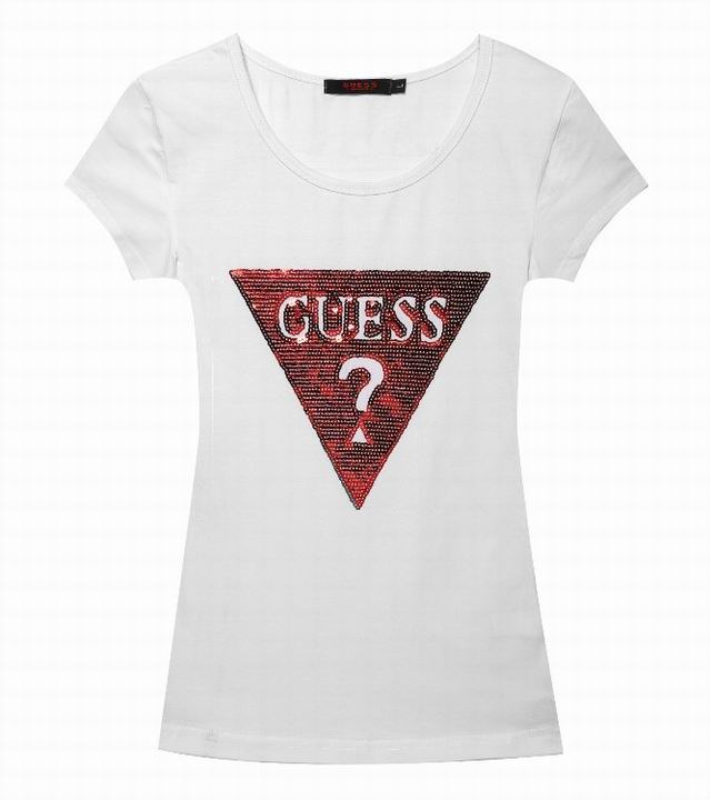 Guess short round collar T woman S-XL-020